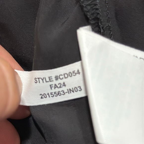 J.Crew The Goldie Top Ruffle Neckline in Black Satin NWT SZ L - Picture 4 of 10